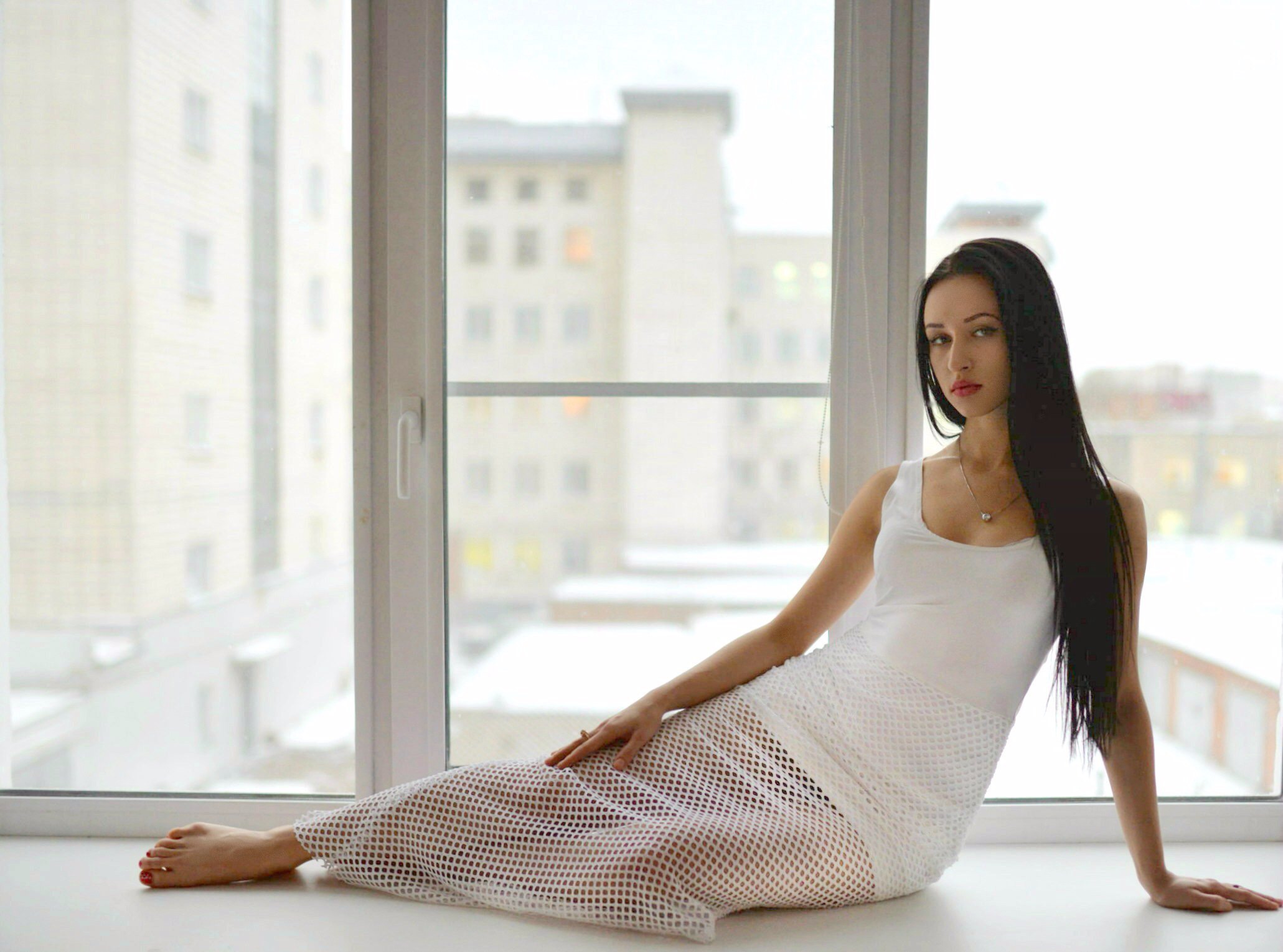 Nastya Russian Teen Poses In Hotel Room